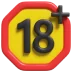 Ícone 18 +