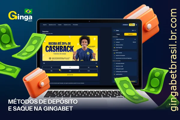 Métodos de pagamento convenientes no Gingabet para jogadores do Brasil