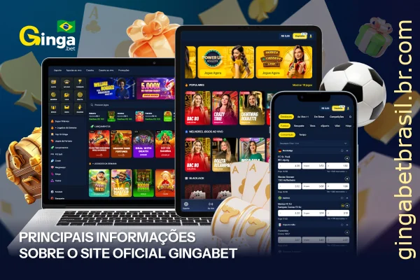 GingaBet é uma plataforma online completa para apostas esportivas e cassino no Brasil